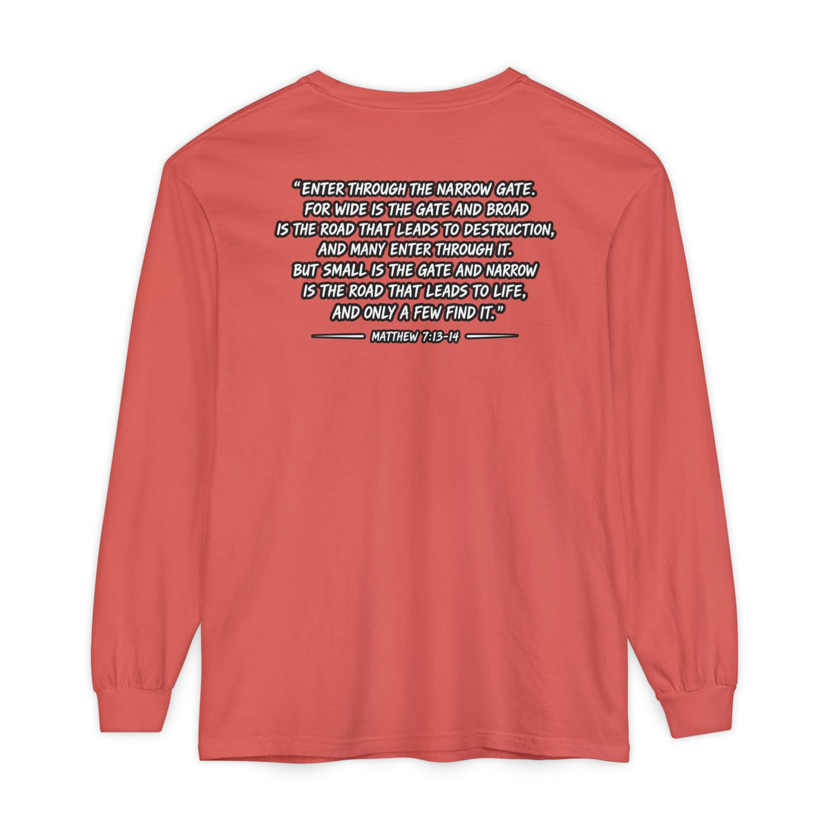 Now I Walk With Purpose Long Sleeve T‑Shirt — Inspirational Christian Faith Tee