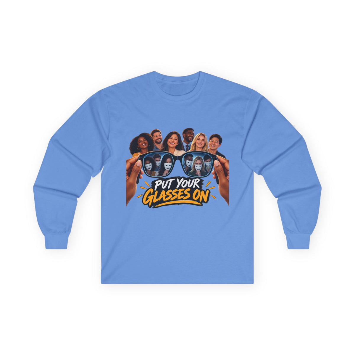 Put Your Glasses On Funny Movie-Inspired Long Sleeve Tee