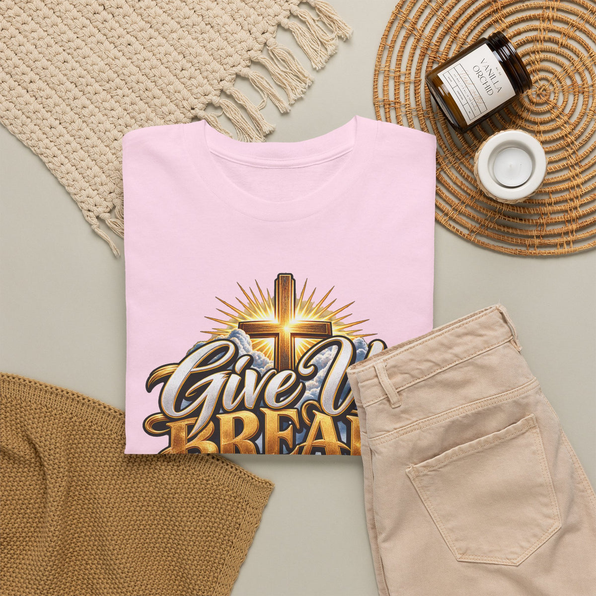 Give Us Bread Today Tee — Christian Faith Prayer T-Shirt