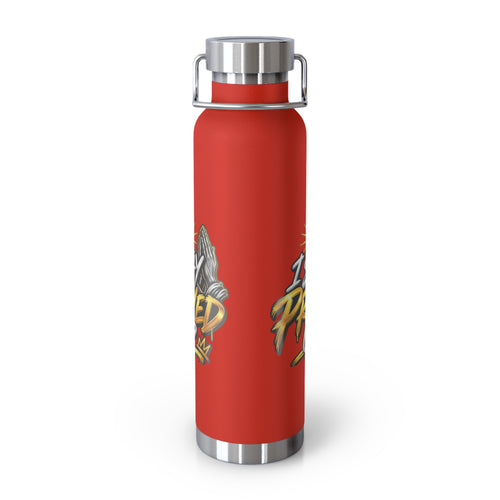 22oz Vacuum Bottle — "Stay Prayed Up" Faith Insulated Water Bottle