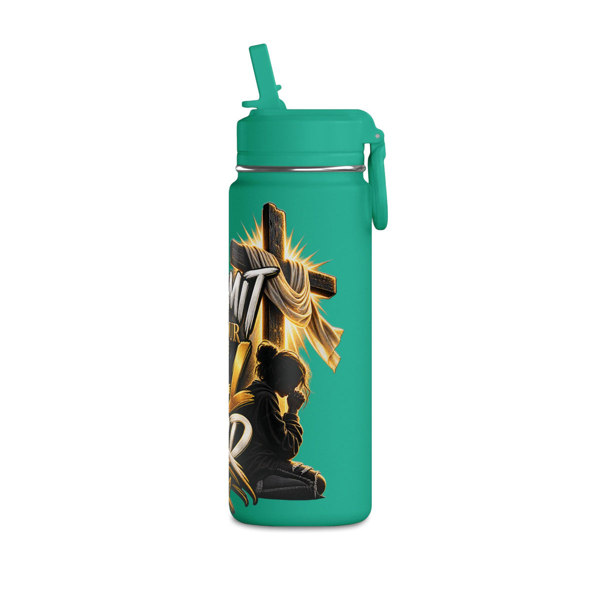 Copy of 20oz Stainless Water Bottle — "The 7th Guide" Sci‑Fi Book Artwork