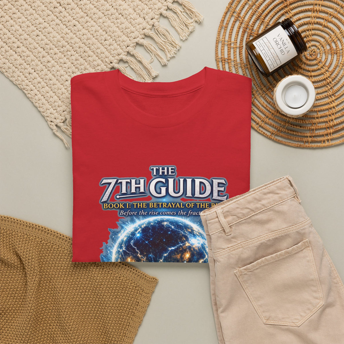 T-Shirt — "The 7th Guide" Cosmic Portal Design