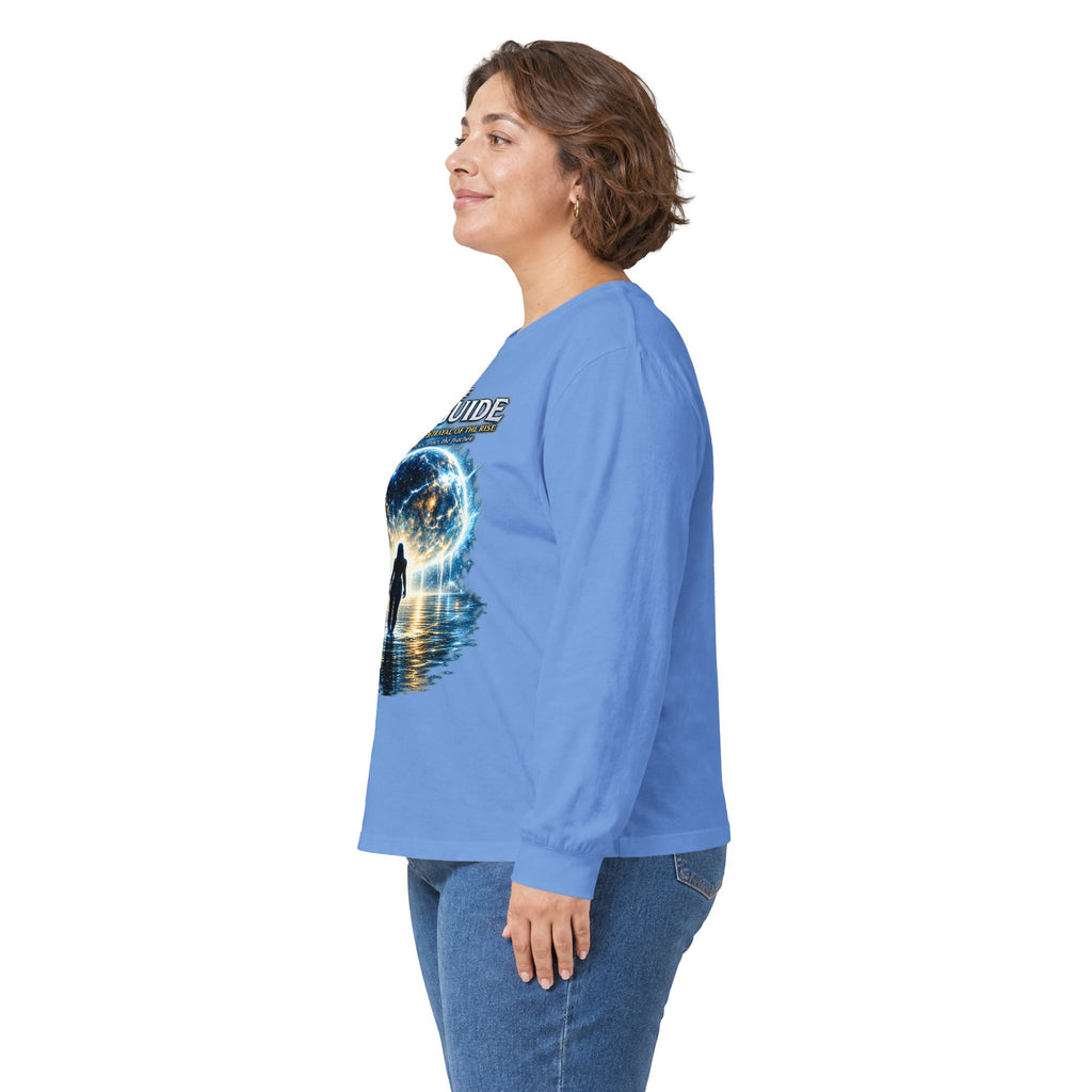 7th Guide Long Sleeve Tee — Cosmic Guide Graphic Shirt