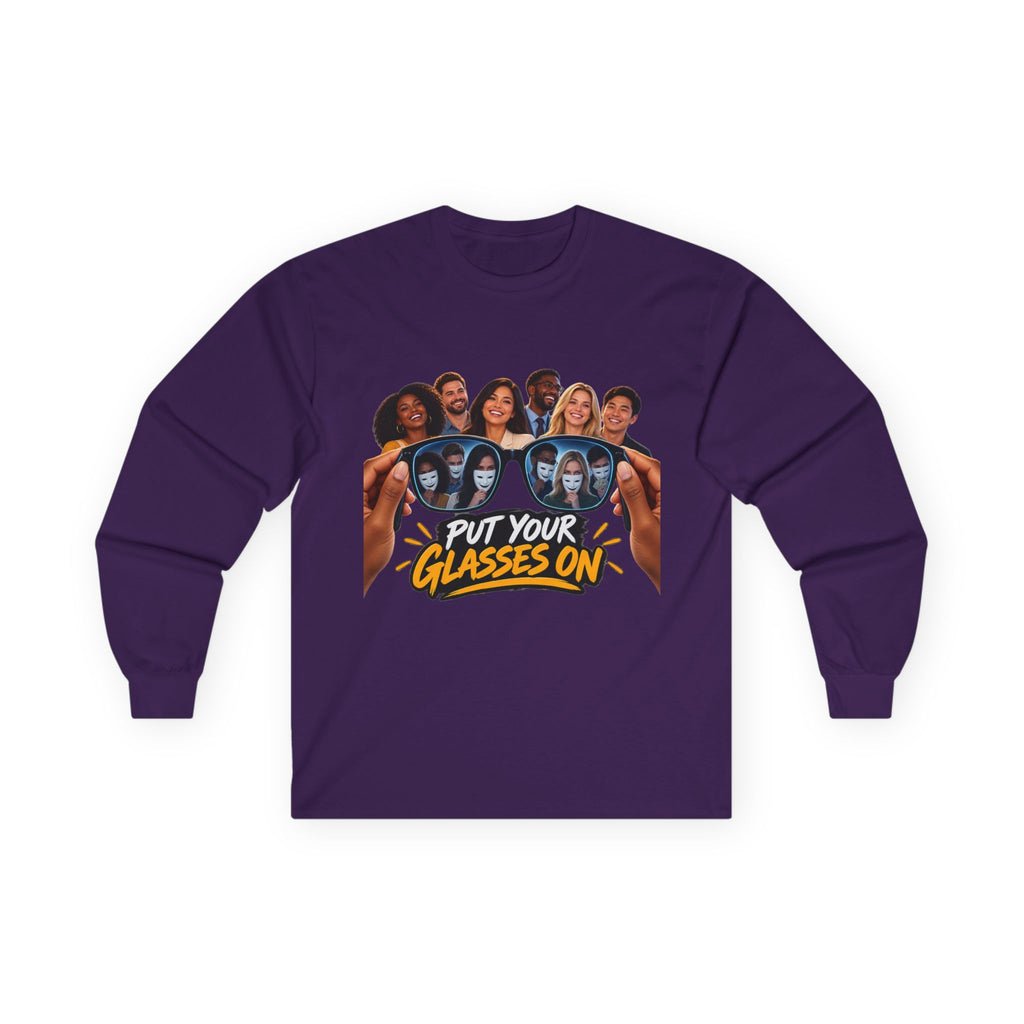 Put Your Glasses On Funny Movie-Inspired Long Sleeve Tee