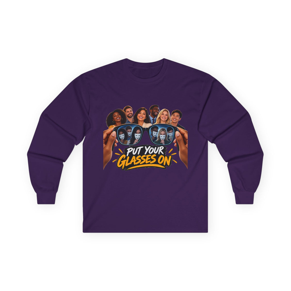 Put Your Glasses On Funny Movie-Inspired Long Sleeve Tee