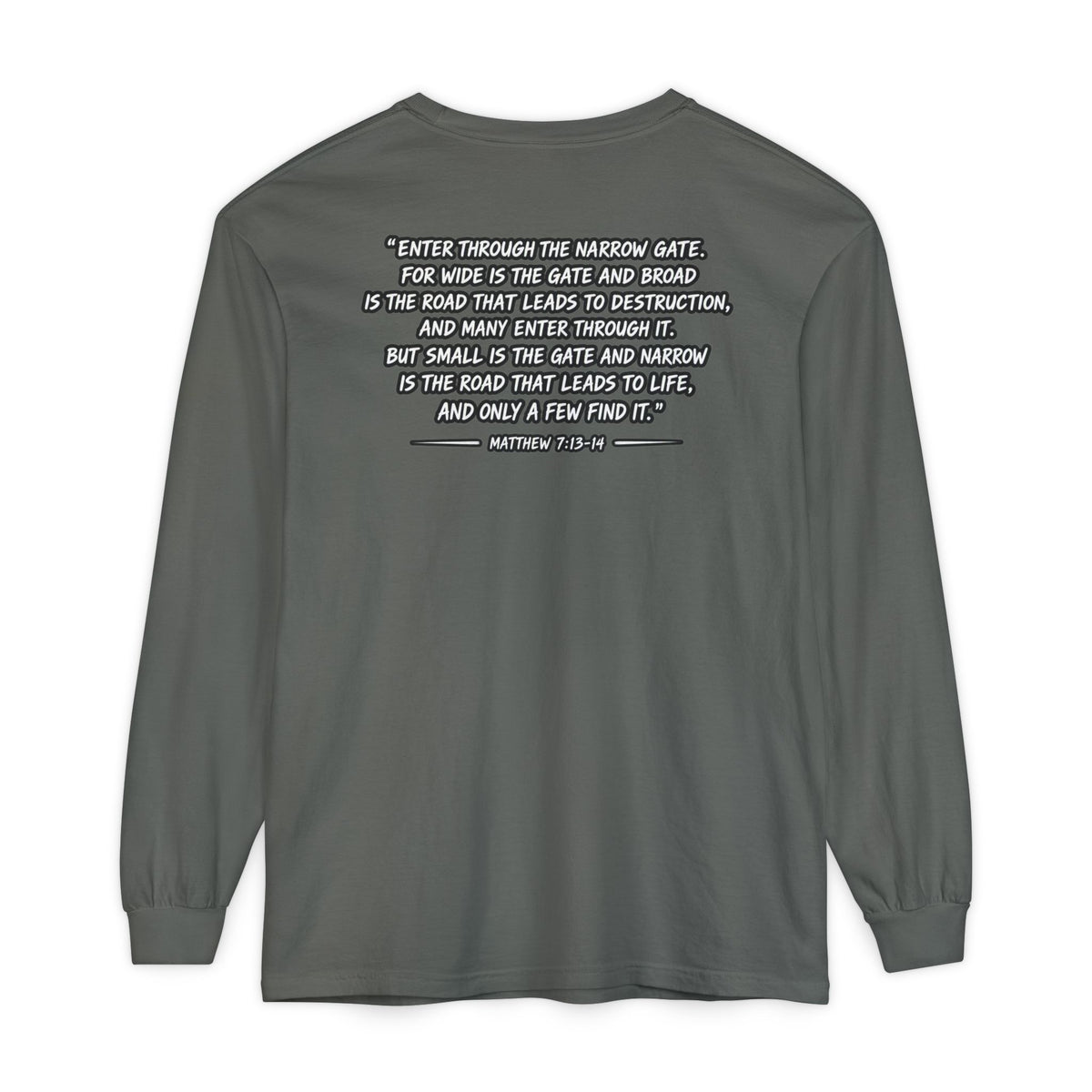 Now I Walk With Purpose Long Sleeve T‑Shirt — Inspirational Christian Faith Tee