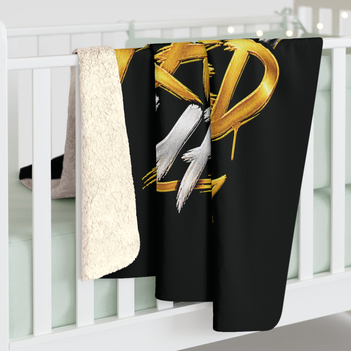 Prayed Up Sherpa Blanket — Christian Cross & Praying Hands Fleece