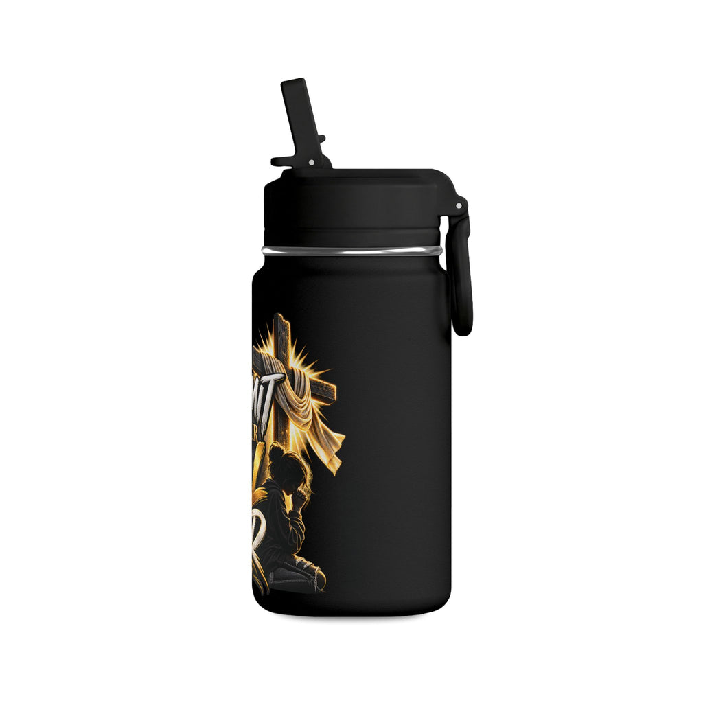 Mini Water Bottle — "I Submit to Your Will, Lord" Inspirational 14oz Sport Bottle