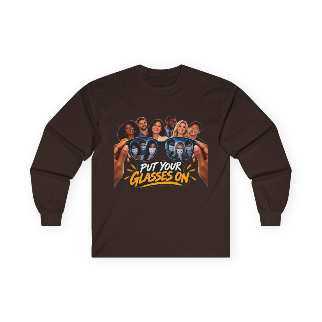 Put Your Glasses On Funny Movie-Inspired Long Sleeve Tee