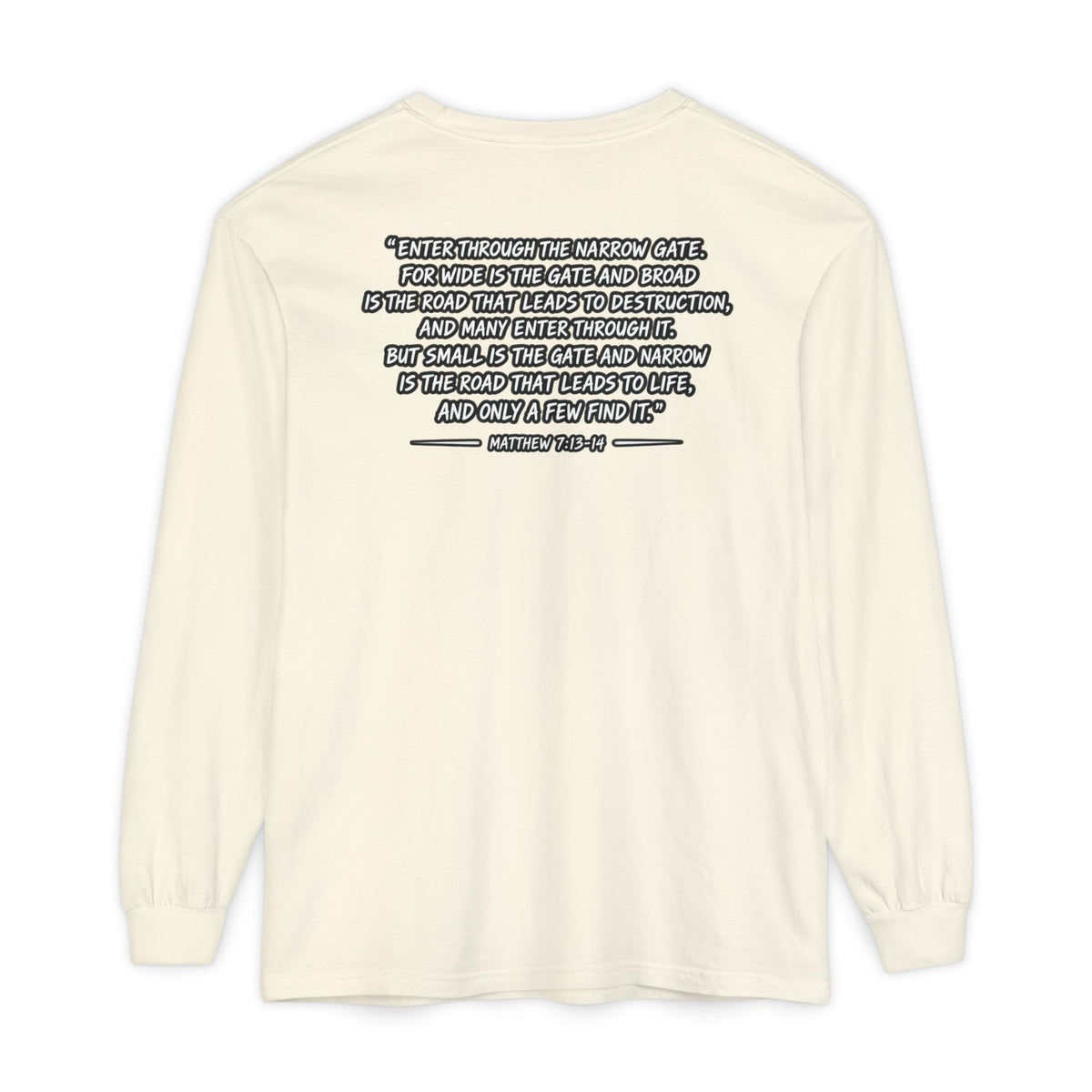 Now I Walk With Purpose Long Sleeve T‑Shirt — Inspirational Christian Faith Tee