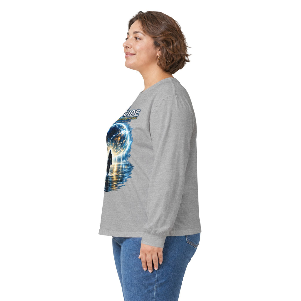 7th Guide Long Sleeve Tee — Cosmic Guide Graphic Shirt