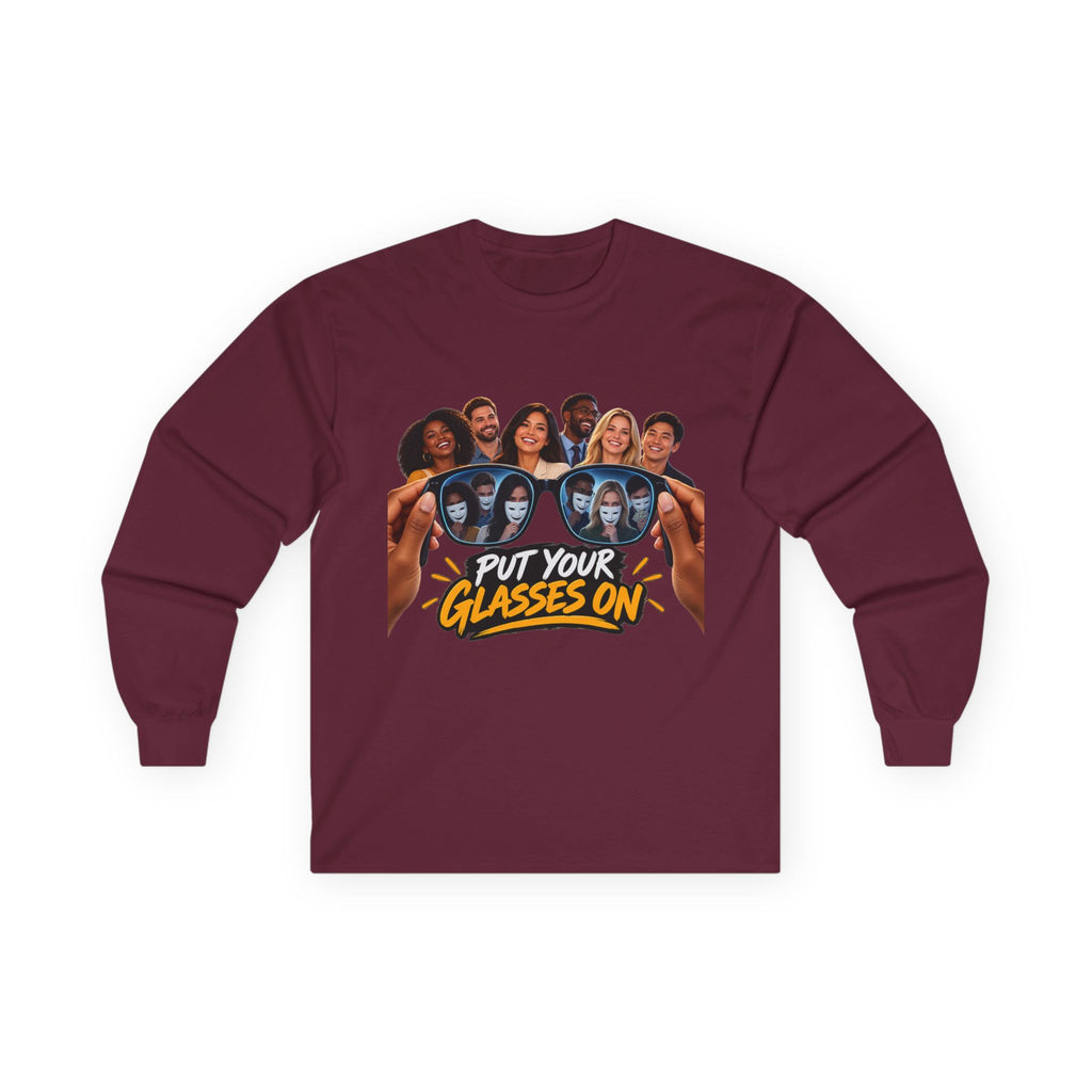 Put Your Glasses On Funny Movie-Inspired Long Sleeve Tee