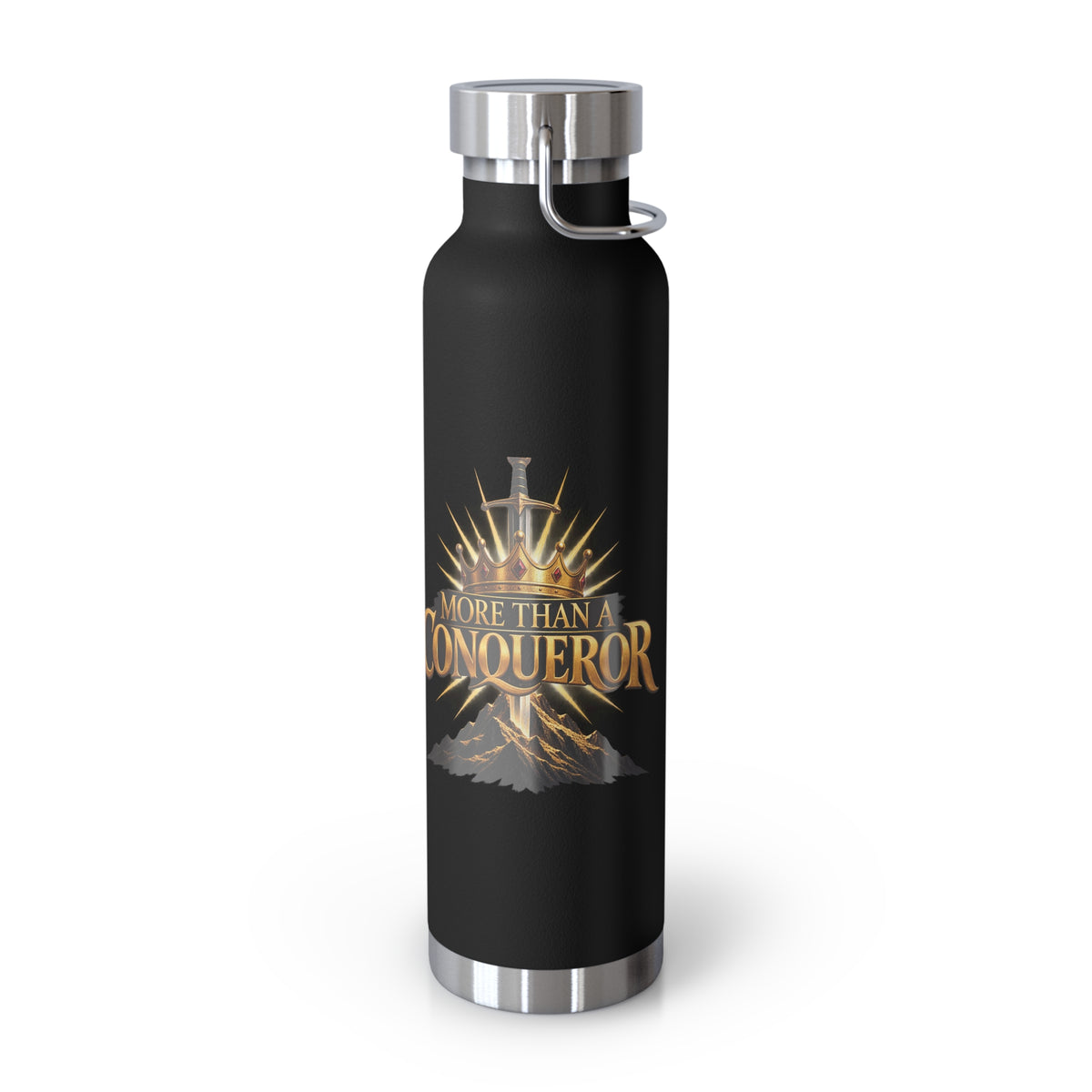 More Than a Conqueror Insulated Water Bottle
