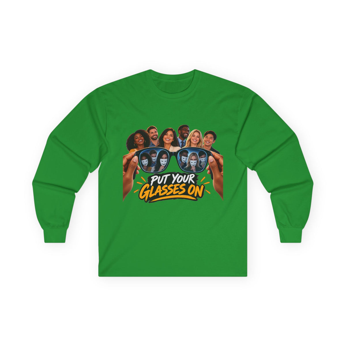 Put Your Glasses On Funny Movie-Inspired Long Sleeve Tee