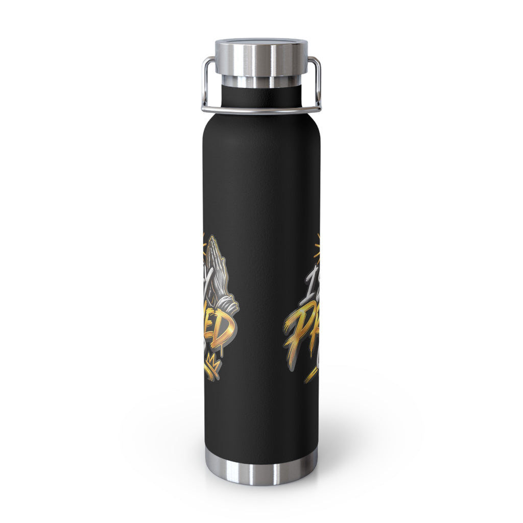 22oz Vacuum Bottle — "Stay Prayed Up" Faith Insulated Water Bottle
