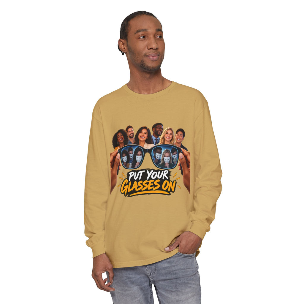Put Your Glasses On Long Sleeve Tee