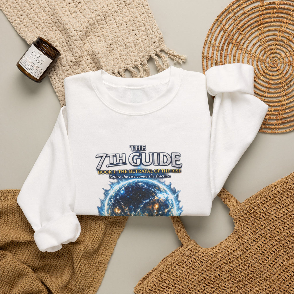 The 7th Guide Crewneck Sweatshirt — Fantasy Portal Graphic Sweatshirt