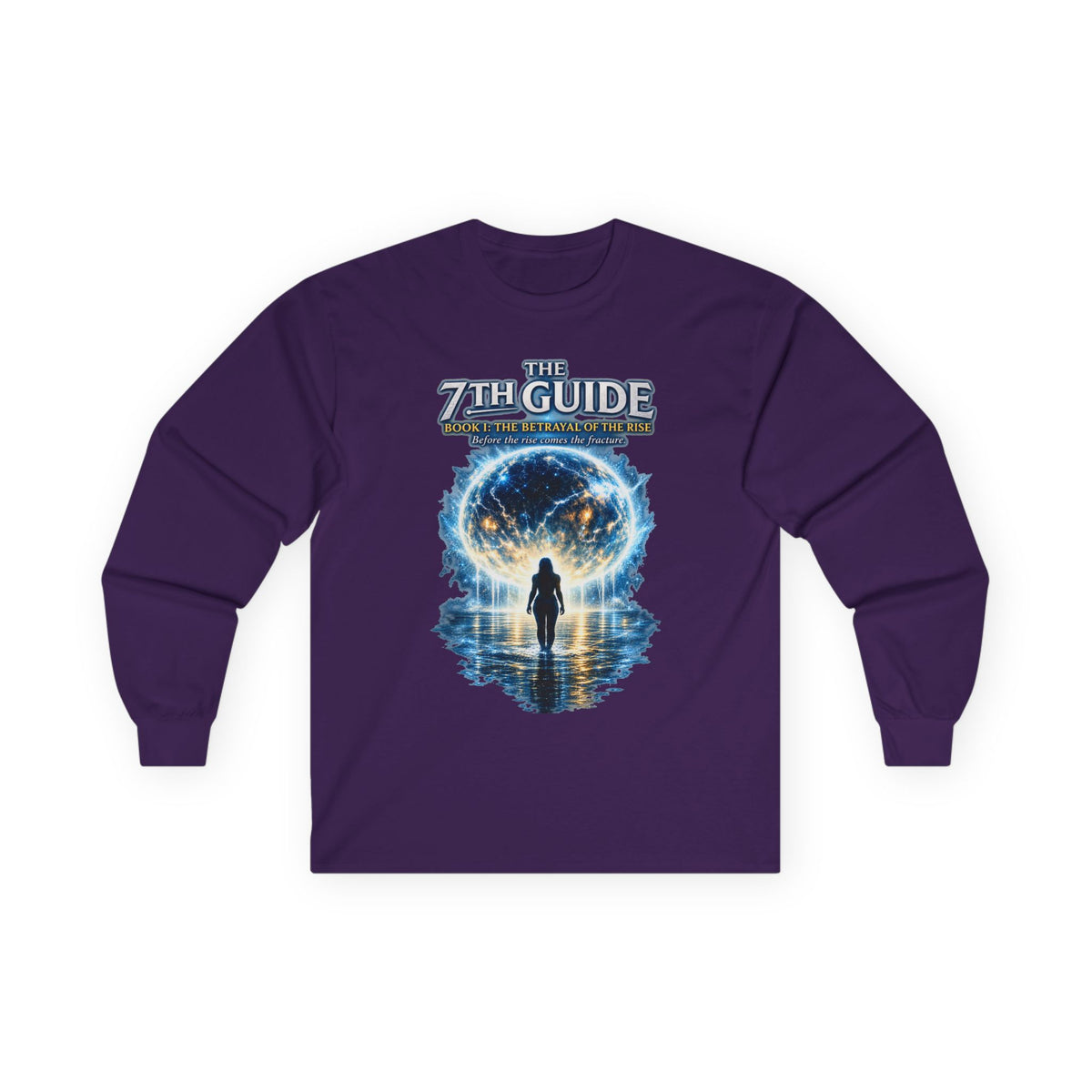 7th Guide Long Sleeve Tee — Cosmic Guide Graphic Shirt