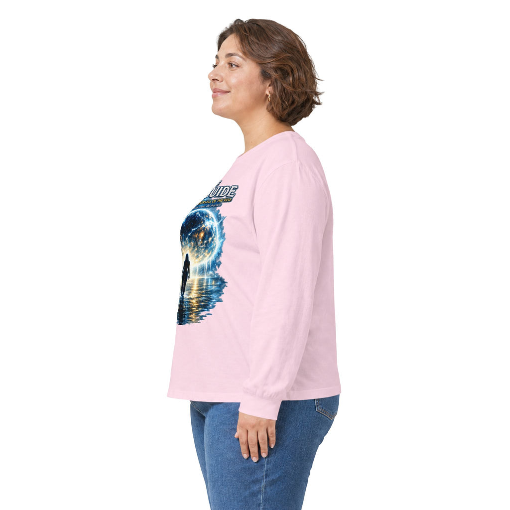 7th Guide Long Sleeve Tee — Cosmic Guide Graphic Shirt