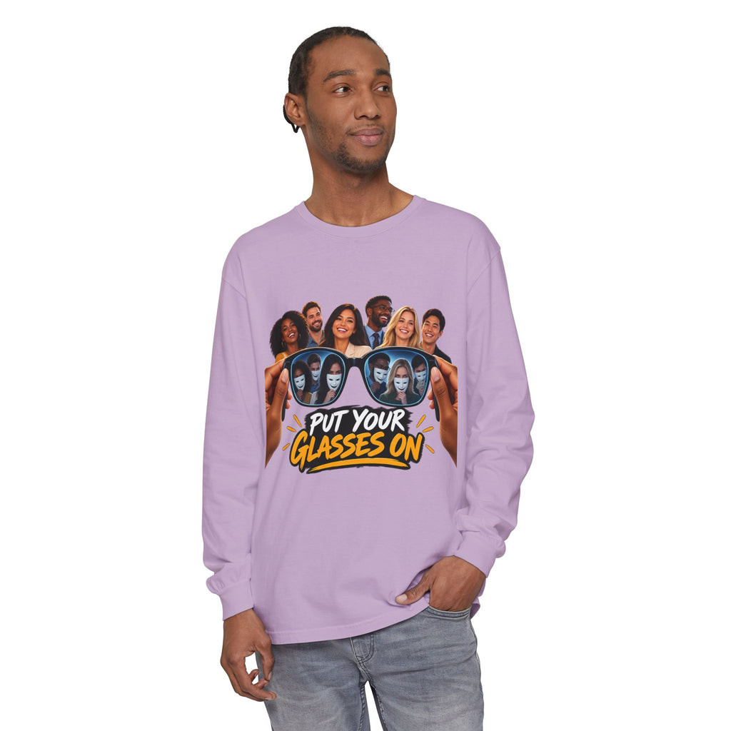 Put Your Glasses On Long Sleeve Tee