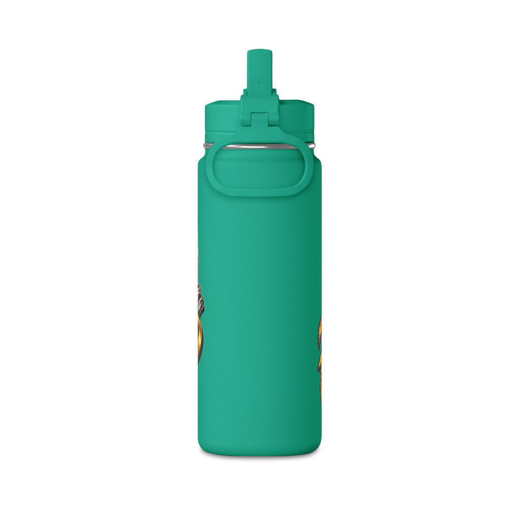 Pray Up 20oz Mini Water Bottle — Christian Cross Inspirational Sports Bottle (Pink)