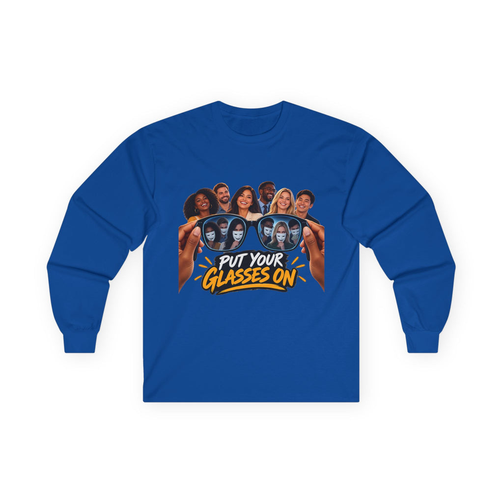 Put Your Glasses On Funny Movie-Inspired Long Sleeve Tee