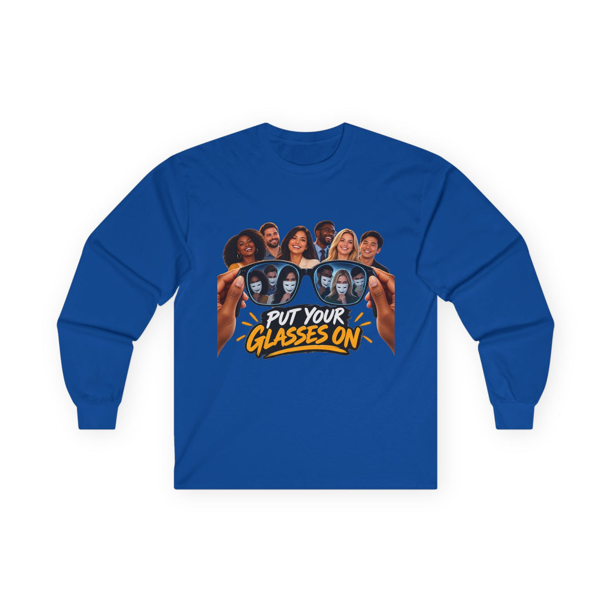 Put Your Glasses On Funny Movie-Inspired Long Sleeve Tee