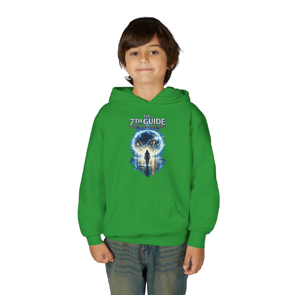 Youth Hoodie — "The Guide" Cosmic Portal Graphic Hoodie