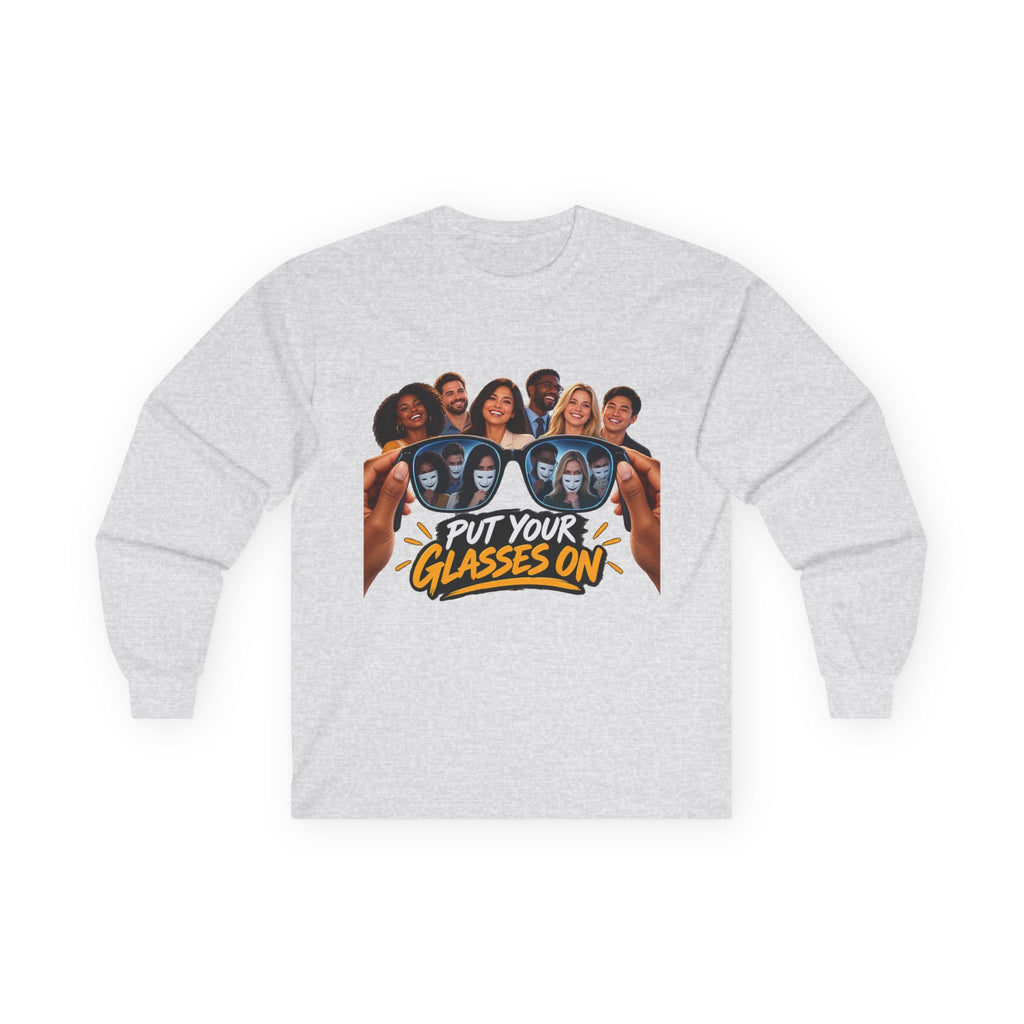 Put Your Glasses On Funny Movie-Inspired Long Sleeve Tee