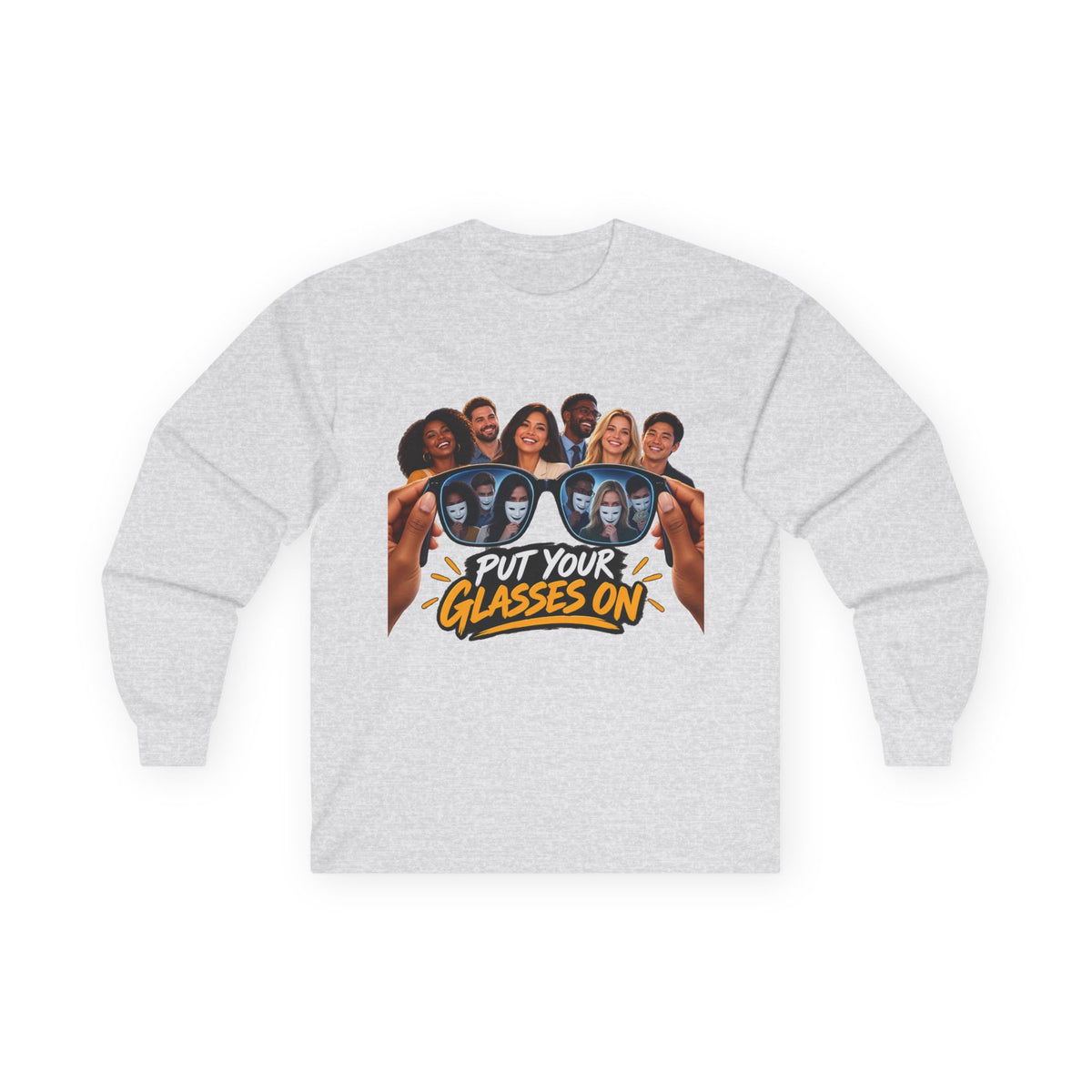 Put Your Glasses On Funny Movie-Inspired Long Sleeve Tee