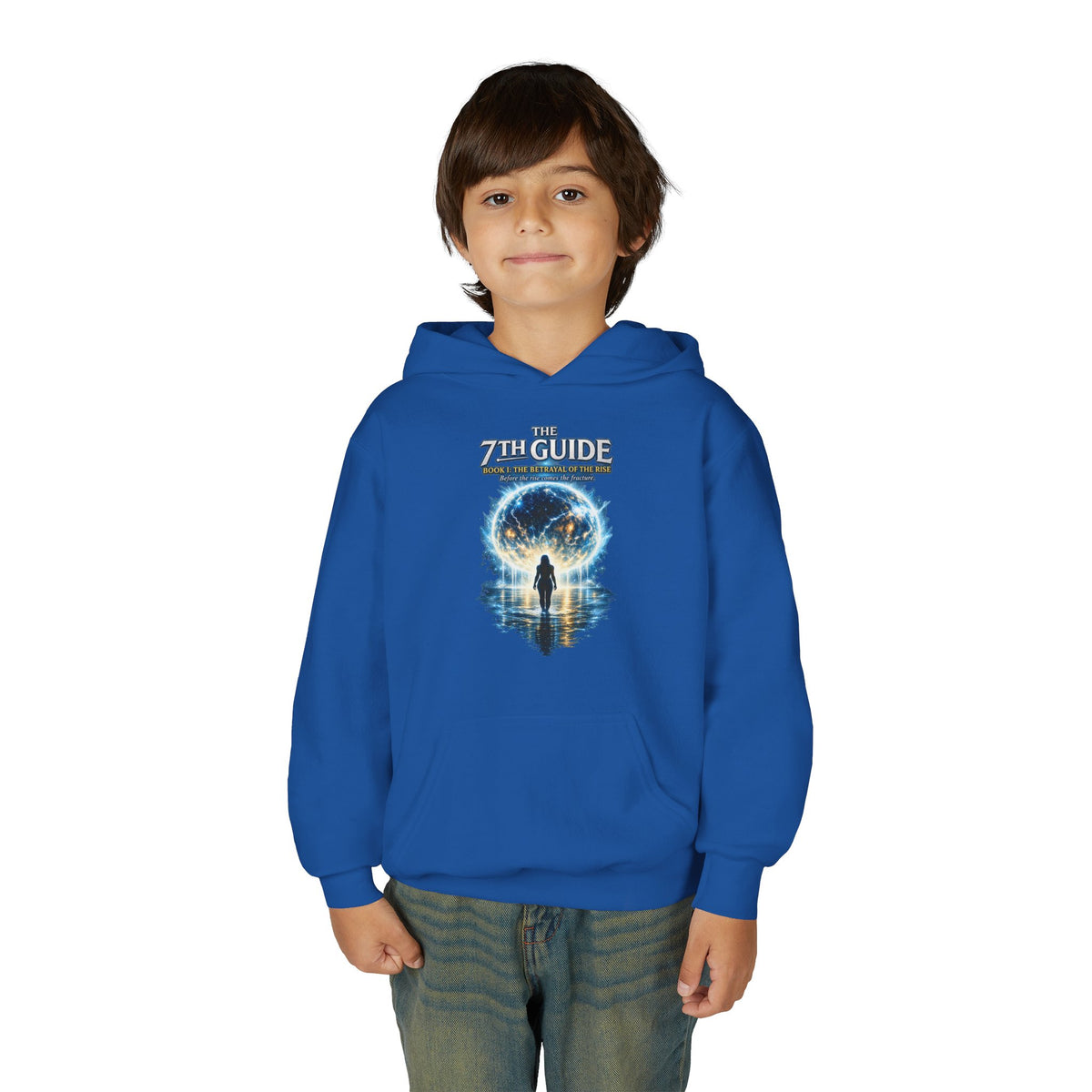Youth Hoodie — "The Guide" Cosmic Portal Graphic Hoodie
