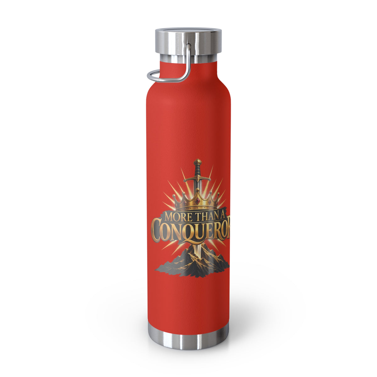 More Than a Conqueror Insulated Water Bottle