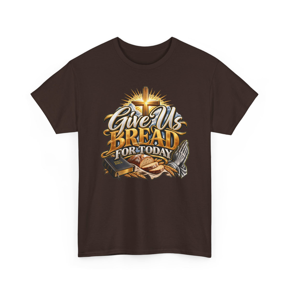Give Us Bread Today Tee — Christian Faith Prayer T-Shirt