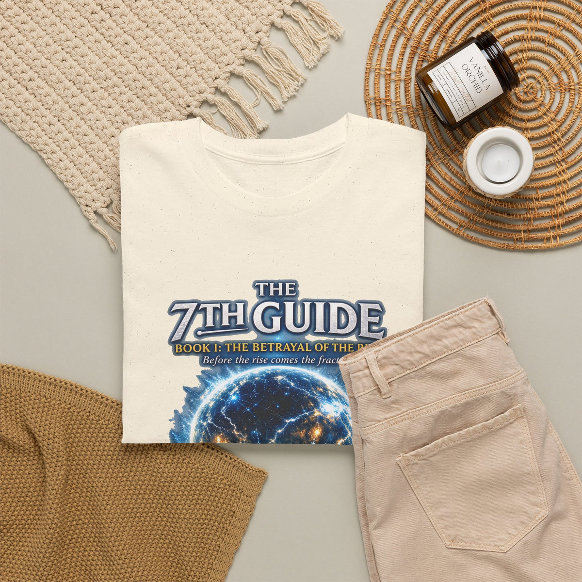 T-Shirt — "The 7th Guide" Cosmic Portal Design