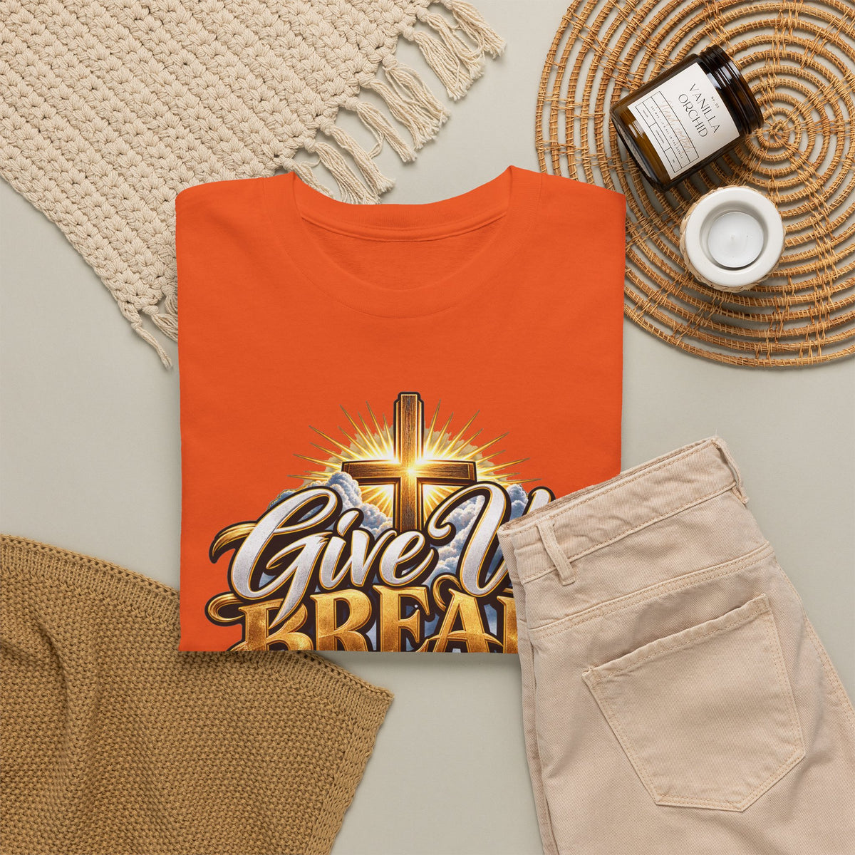 Give Us Bread Today Tee — Christian Faith Prayer T-Shirt