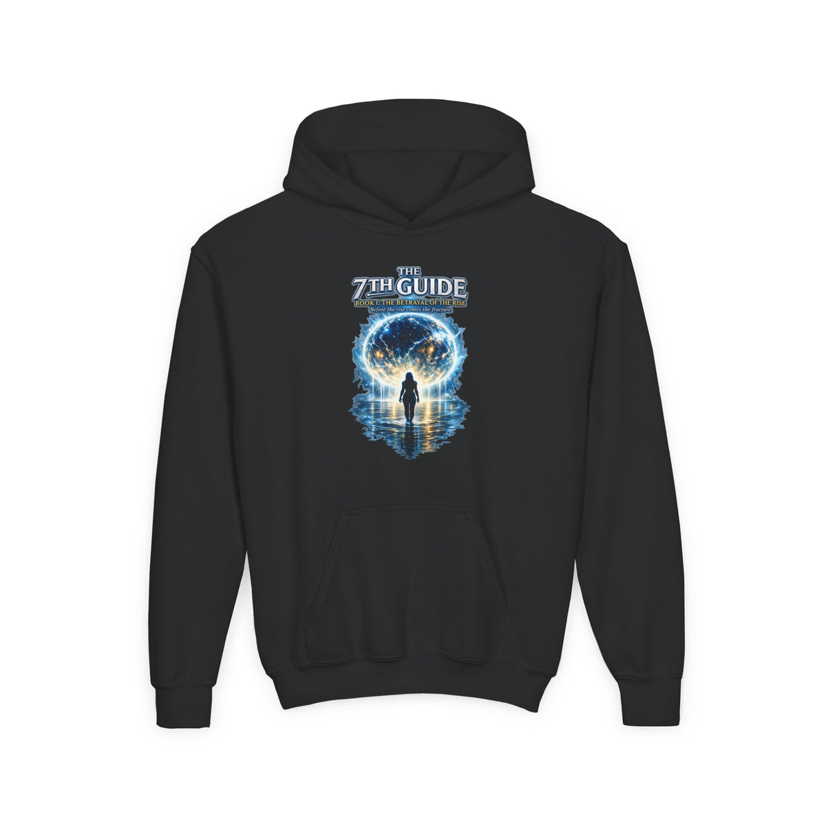 Youth Hoodie — "The Guide" Cosmic Portal Graphic Hoodie