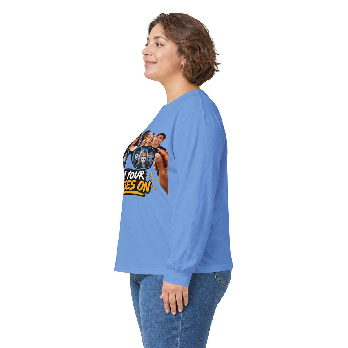 Put Your Glasses On Funny Movie-Inspired Long Sleeve Tee
