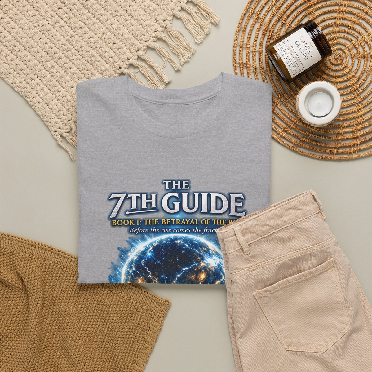 T-Shirt — "The 7th Guide" Cosmic Portal Design