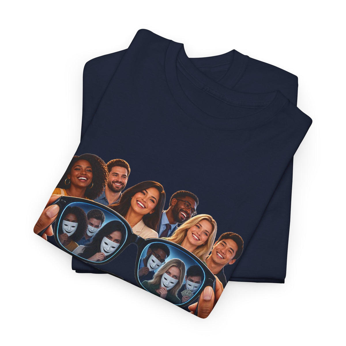 T-Shirt – “Put Your Glasses On” Graphic Tee (Funny Optical Illusion Design)