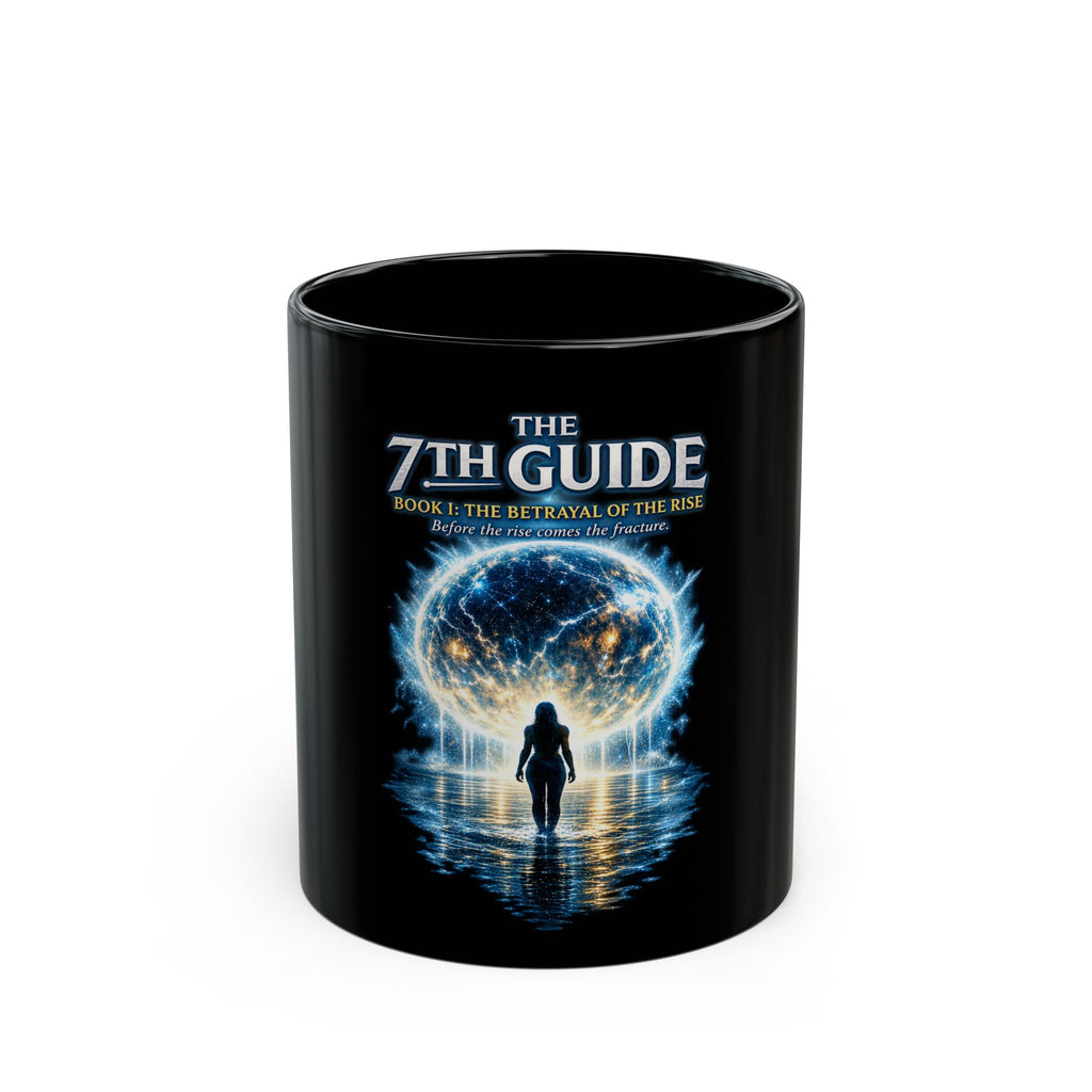 The 7th Guide Book I Ceramic Mug — Fantasy Sci‑Fi Novel Coffee Cup (11oz/15oz)
