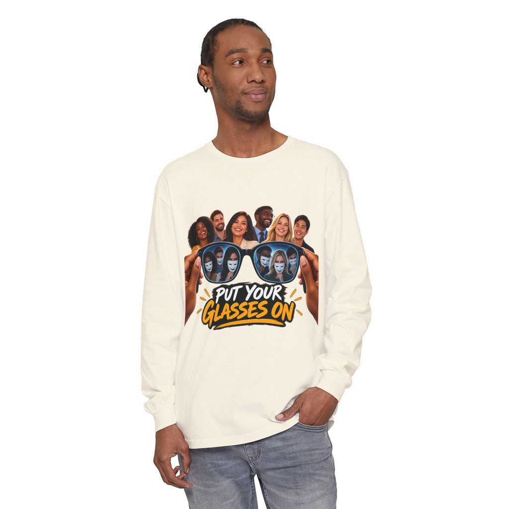 Put Your Glasses On Long Sleeve Tee