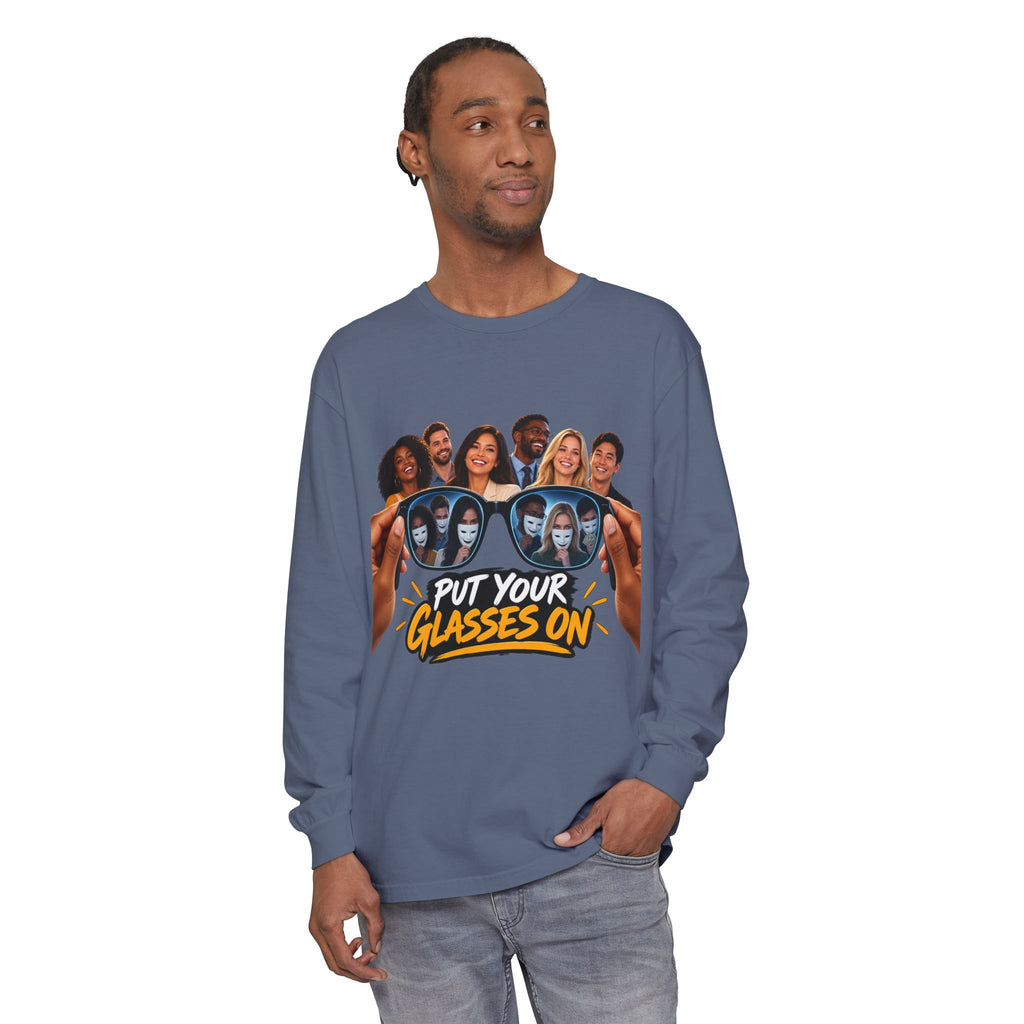 Put Your Glasses On Long Sleeve Tee