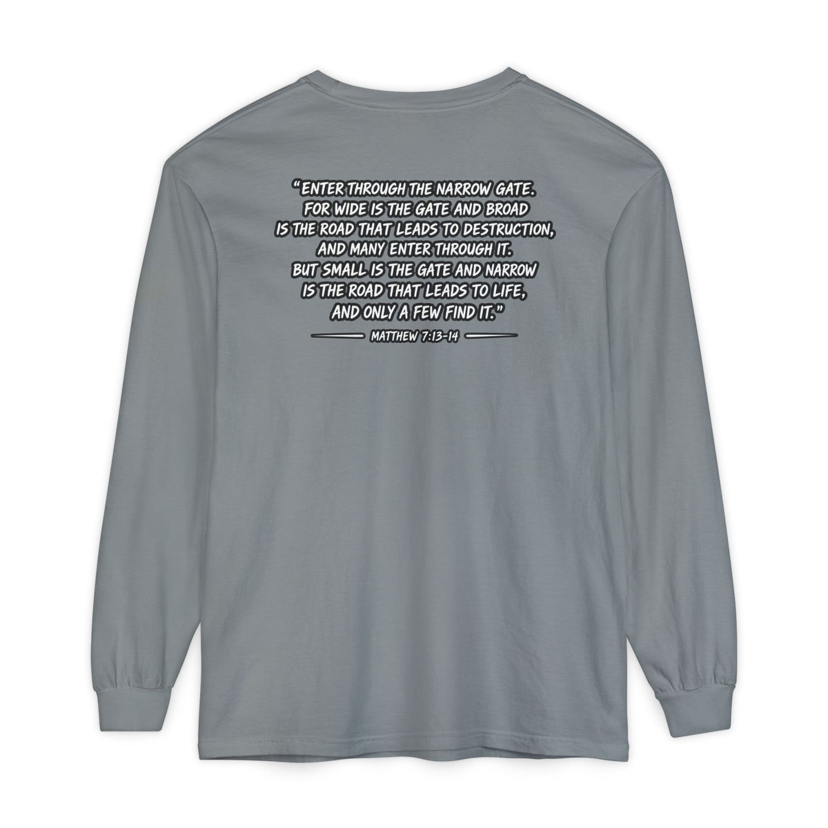 Now I Walk With Purpose Long Sleeve T‑Shirt — Inspirational Christian Faith Tee