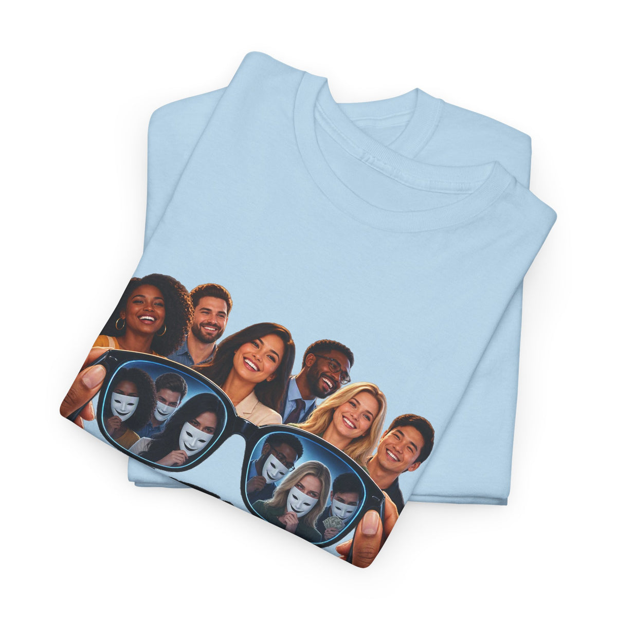 T-Shirt – “Put Your Glasses On” Graphic Tee (Funny Optical Illusion Design)