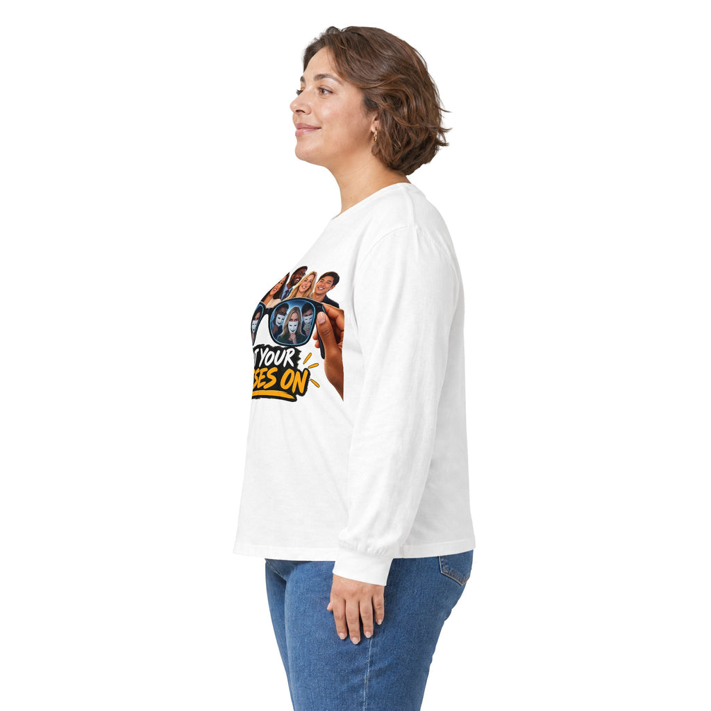 Put Your Glasses On Funny Movie-Inspired Long Sleeve Tee