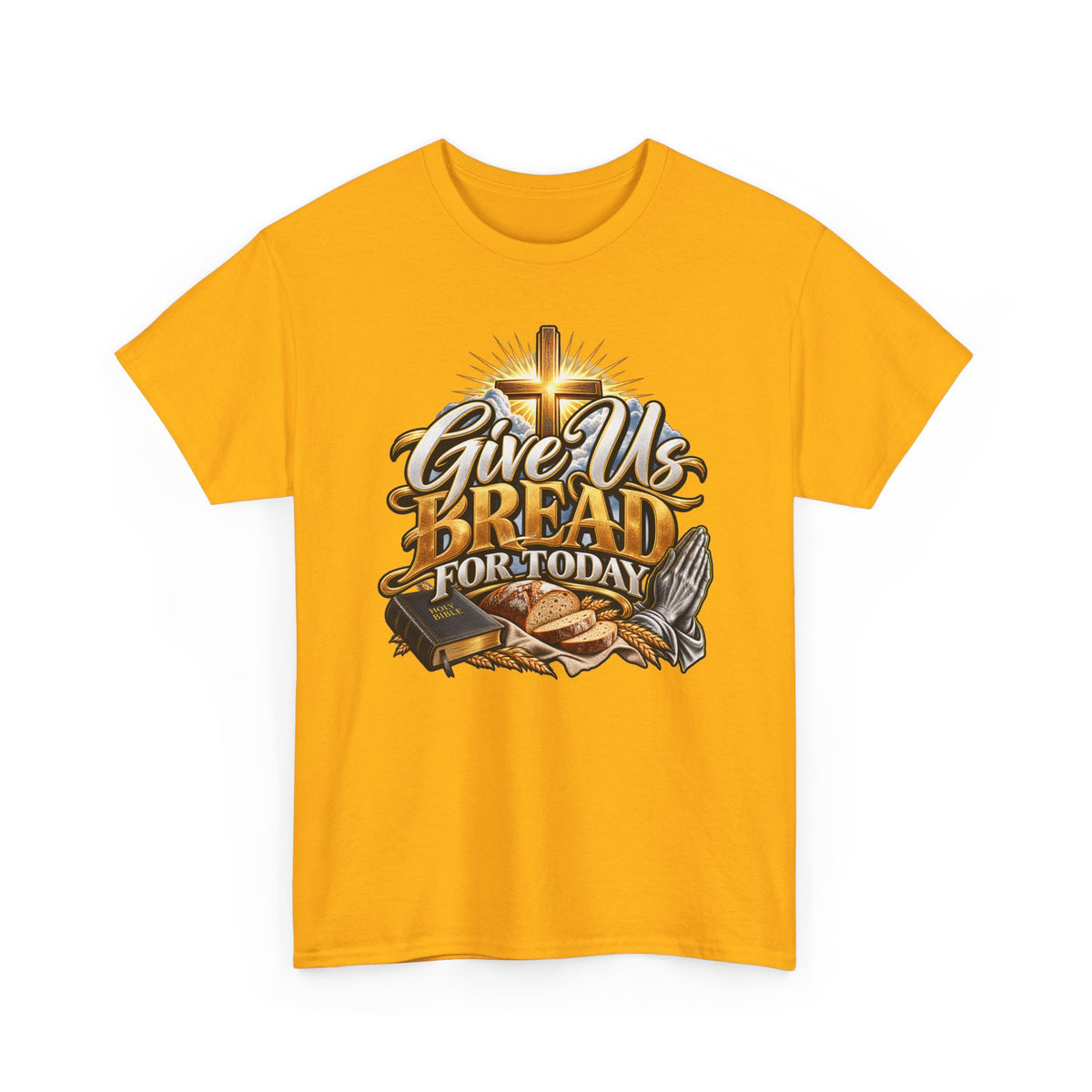 Give Us Bread Today Tee — Christian Faith Prayer T-Shirt