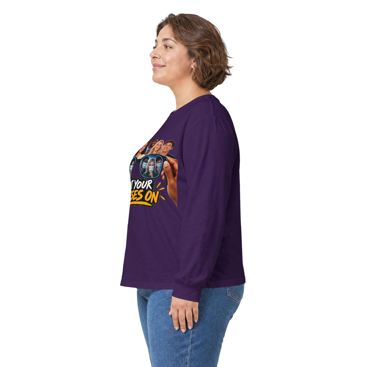 Put Your Glasses On Funny Movie-Inspired Long Sleeve Tee