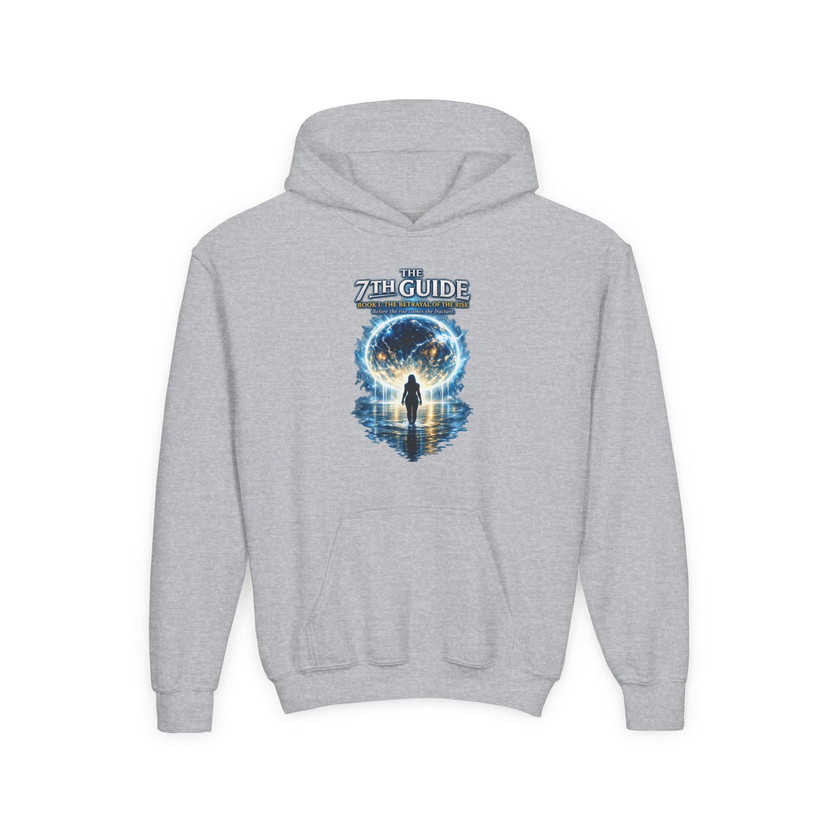 Youth Hoodie — "The Guide" Cosmic Portal Graphic Hoodie