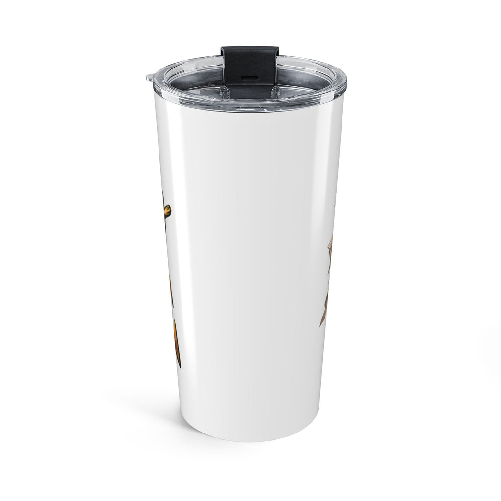 20oz Insulated Tumbler – "Calling You Home" Gold Script Travel Cup
