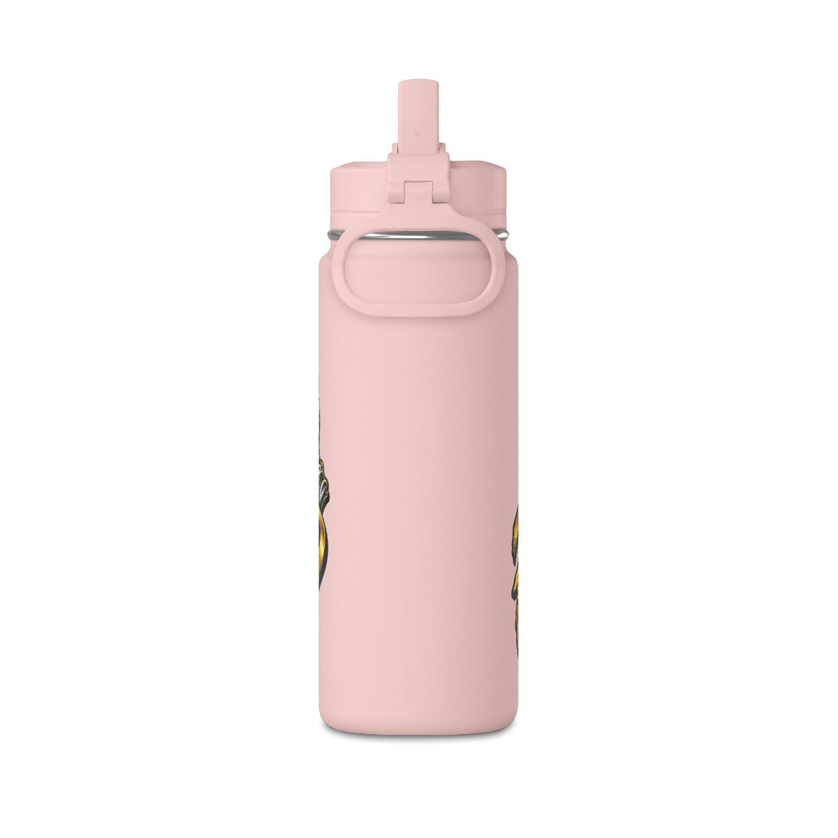 Pray Up 20oz Mini Water Bottle — Christian Cross Inspirational Sports Bottle (Pink)